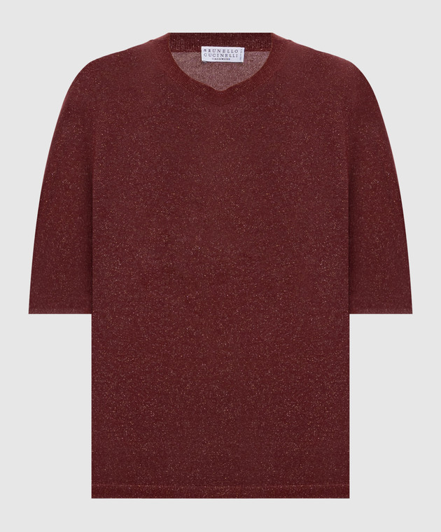 Brunello Cucinelli Футболка с кашемиром и шелком M41835700P