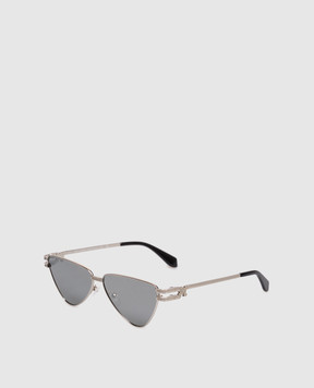 Palm Angels Сріблясті сонцезахисні окуляри Fontana PA2004727259