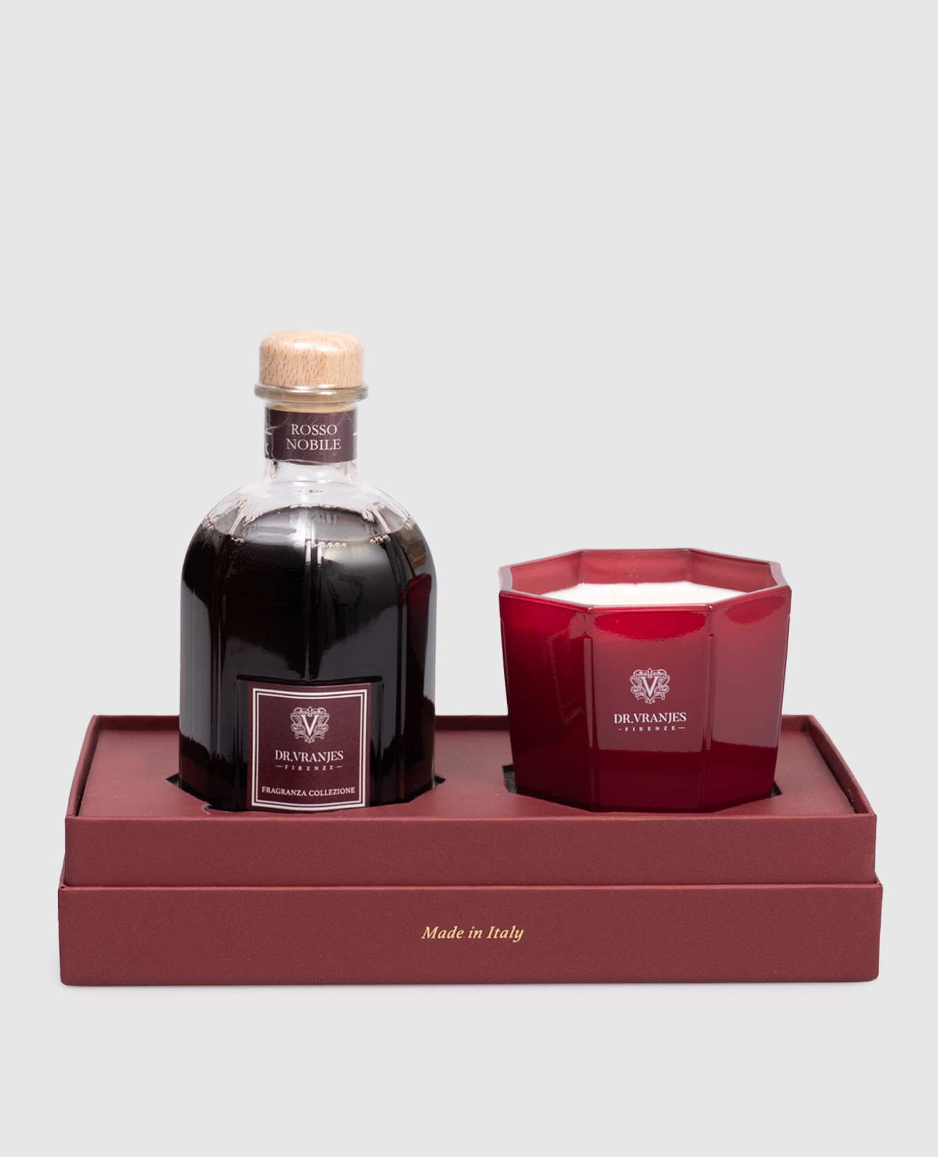 

Набор из свечи и ароматизатора Rosso Nobile, Коричневый, Ароматы для дома