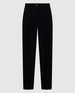 Dolce&Gabbana Чорні штани з вовни FTAM2TFU2OW