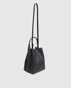 Victoria Beckham Серая кожаная сумка Victoria B326AAC007564A