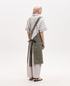 Le Jacquard Fraincais Зелений фартух Braise з бавовни 31697