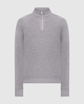 Brunello Cucinelli Сірий джемпер M29400104
