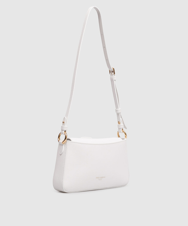Dolce&Gabbana Белая кожаная сумка BI3466A3P00 изображение 3