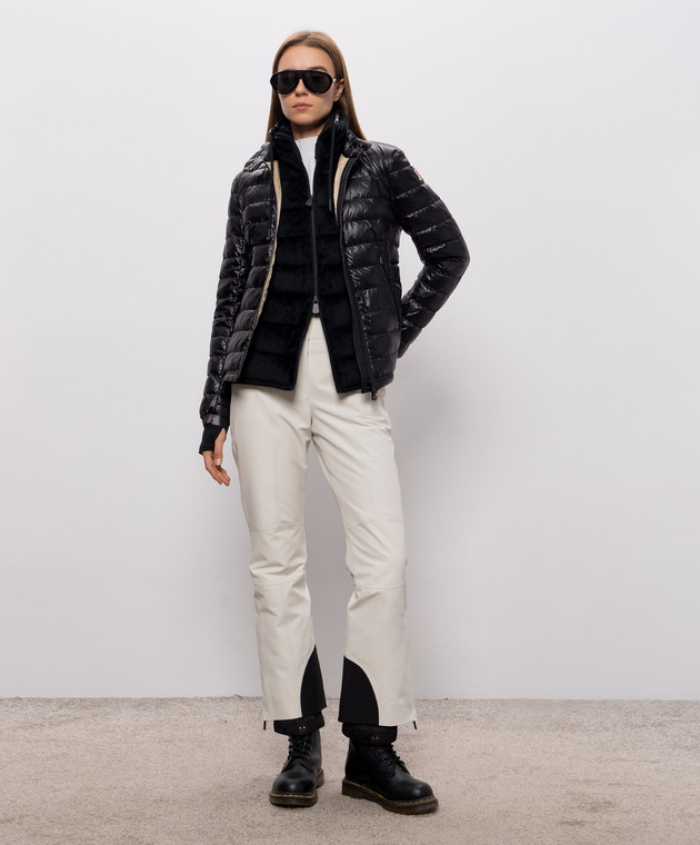 Moncler Grenoble Черная пуховая куртка Walibi L20981A00034597X6 изображение 2