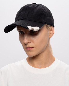 Vetements Чорна кепка з вбудованою відкривачкою UH76CA550B