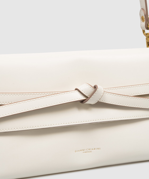 Gianni Chiarini Шкіряна сумка Belty кольору айворі BS12146COMMLSR зображення 4
