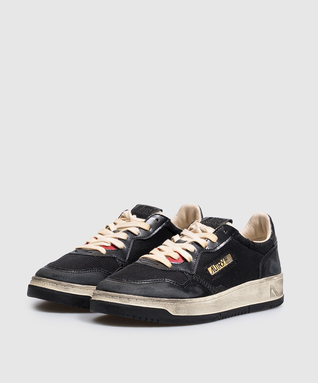 AUTRY Черные кроссовки MEDALIST Super Vintage AVLMKH01 изображение 2