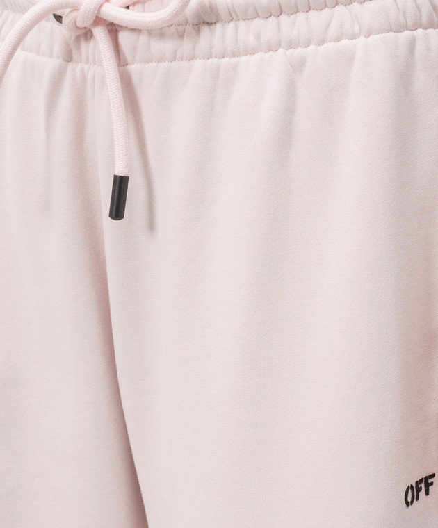 Off-White Рожеві спортивні штани 44MCH05AS26F005 зображення 5