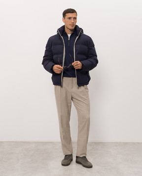 Brunello Cucinelli Джемпер синього кольору M2400124