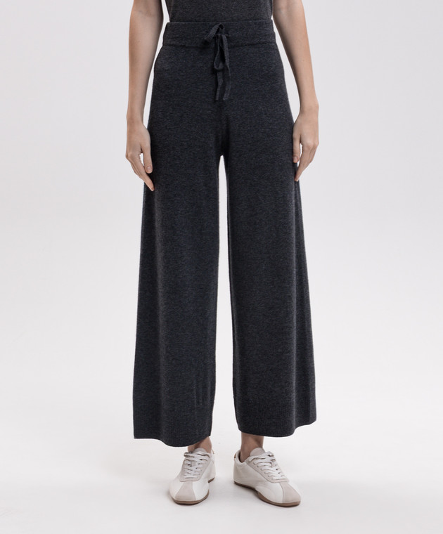 Max Mara Weekend Сірі штани ZINCO з вовни і кашеміру WKDZINCO зображення 3