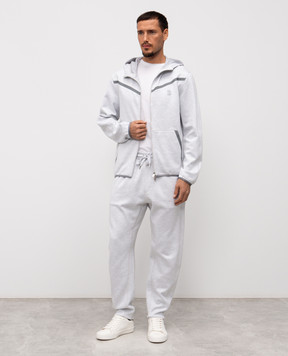 Brunello Cucinelli Сіра спортивна куртка з емблемою MM8433376G