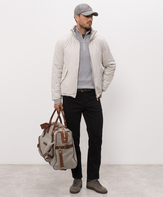 Brunello Cucinelli Чорні джинси з патчем M277PB3210 зображення 2