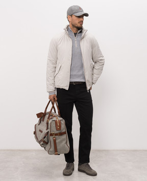 Brunello Cucinelli Чорні джинси з патчем M277PB3210