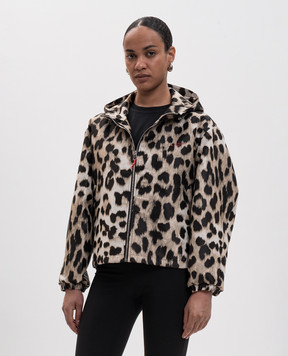 Givenchy Бежевая ветровка в леопардовый принт BW00W716VJ