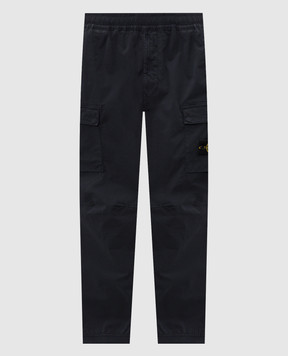 Stone Island Сині джогери з патчем логотипа L2S153100031S0A10