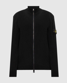 Stone Island Чорний кардиган з вовни L2S155100023S00B4