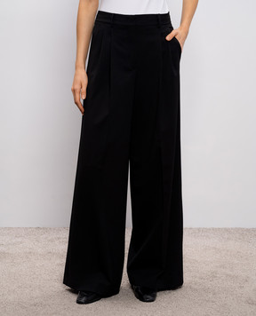 Max Mara Weekend Черные брюки DASTA с шерстью WKDASTA