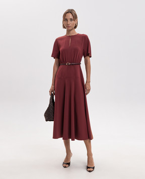 Max Mara Бордова сукня міді ZORRO MSTZORRO
