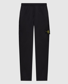 Stone Island Черные брюки с патчем логотипа L2S153100017S0474