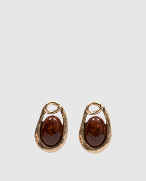Twinset Золотые серьги с фианитами 262TO5351