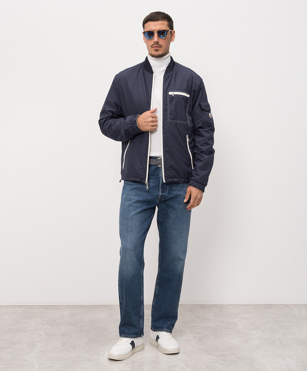 Moncler Двухсторонняя куртка с принтом L10911A00136599GH изображение 3