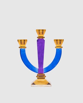 Les Ottomans Декоративний кришталевий підсвічник для трьох свічок CRC05