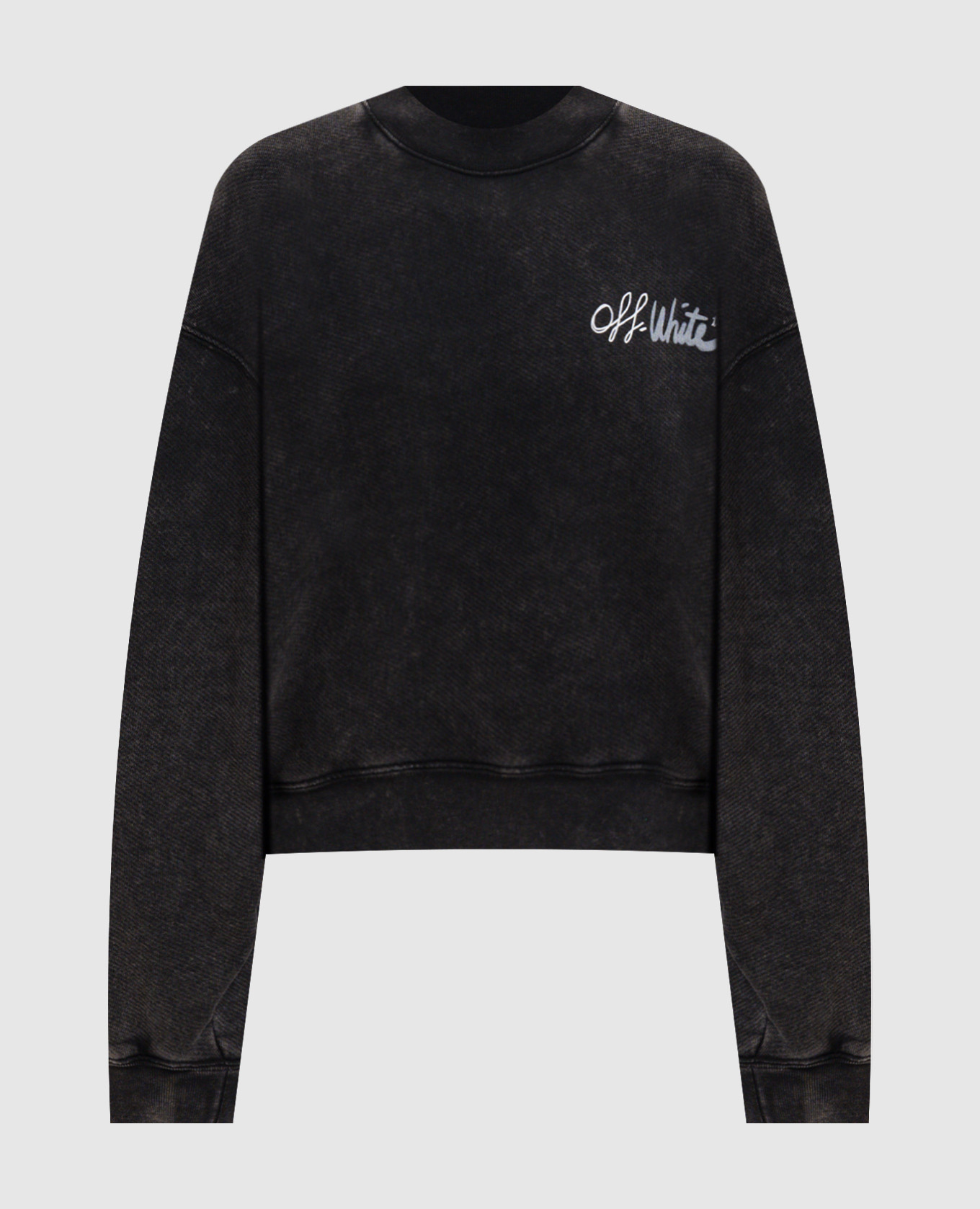 

Серый свитшот с принтом логотипа Marker, Свитшоты