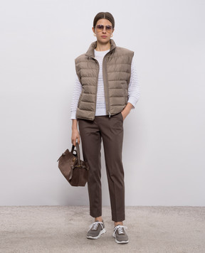 Peserico Коричневые брюки A04718J001953