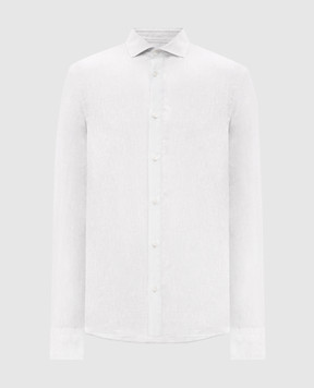 Peserico Біла сорочка з льону прямого крою R56042D00152