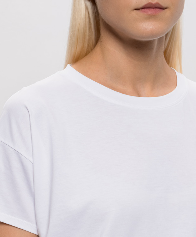 Loulou de Saison Біла футболка Basiluzzo BASILUZZOLDS зображення 5