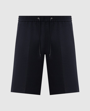 Brett Johnson Синие шорты из льна SS26P18S002NAV