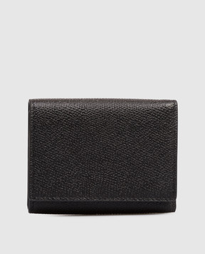 Valentino Чорне шкіряне портмоне з емблемою 8Y2P0AS9UAG