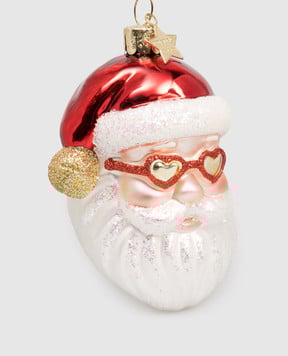 Vondels Елочная игрушка Santa with Heart Glases 2222130100018