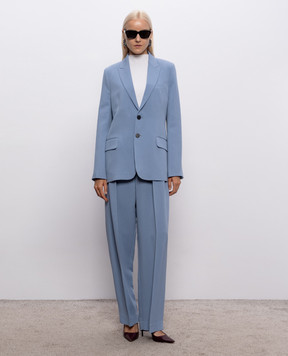 Victoria Beckham Голубые штаны 1326WTR007361A