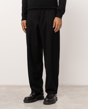 Dolce&Gabbana Черные брюки из шерсти GP1B9TFUBG8