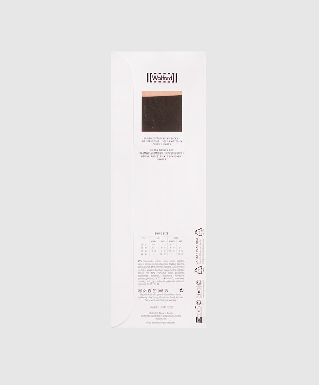 Wolford Носки черного цвета 90 den 45043 изображение 2