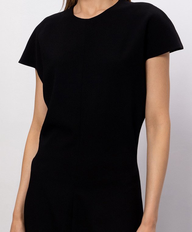 Jil Sander Чорна сукня максі з вовни J02CT0667J40356 зображення 4
