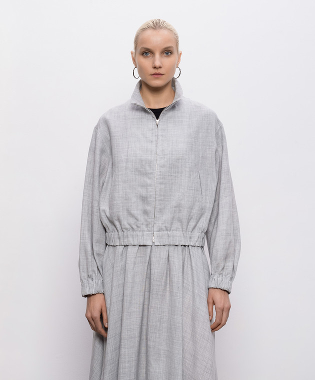 Intoca Серая куртка с рамами 261RAPJA1301 изображение 3