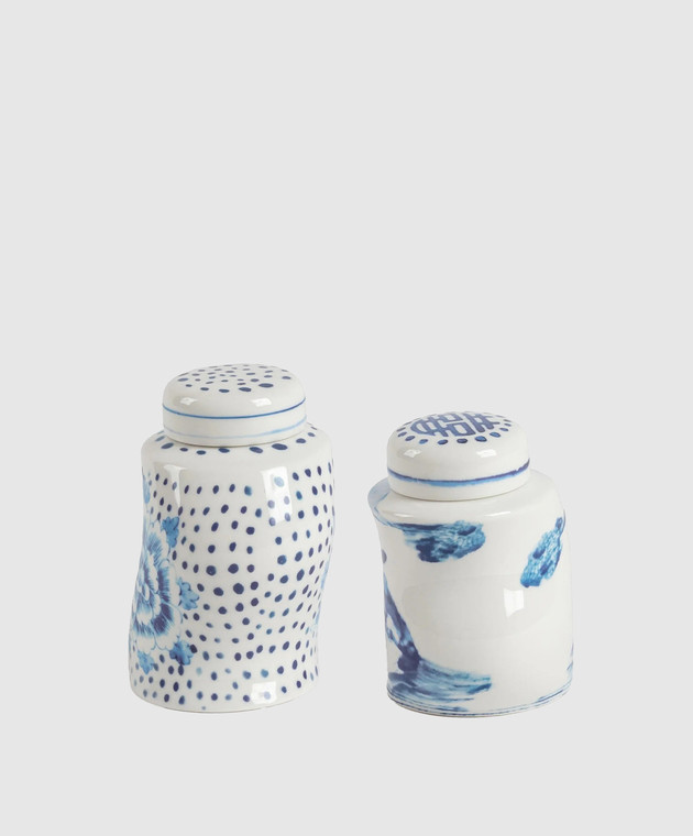 SELETTI Набір порцелянових ємностей для спецій Classics on acid DOTS & GINGER 11289 зображення 2
