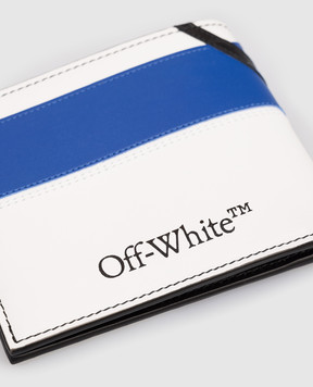 Off-White Біле шкіряне портмоне Out of Office OMNC093F25LEA002
