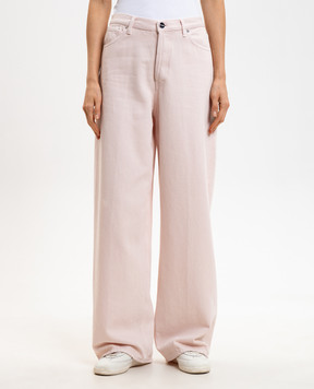 Dondup Розовые джинсы Dakota с патчем DP849BF0018YMB8