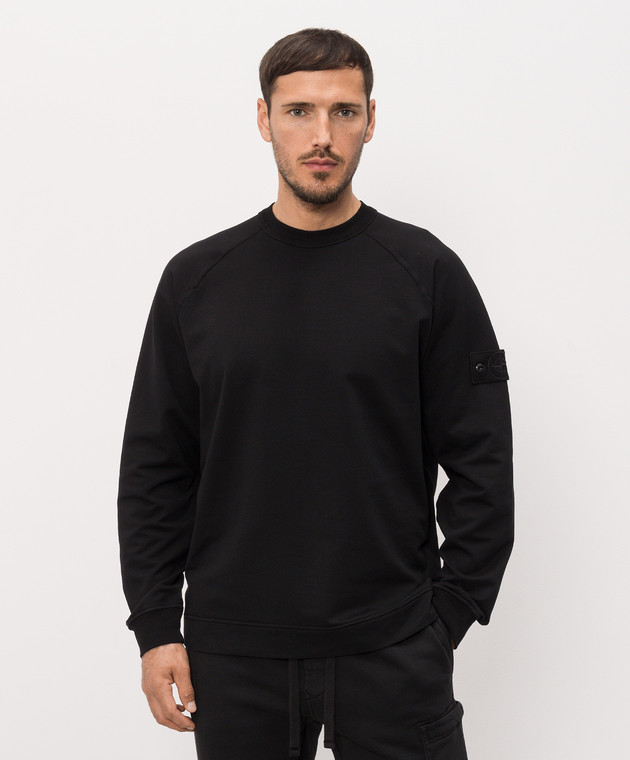 Stone Island Черный лонгслив L1S156100064S00F3 изображение 3