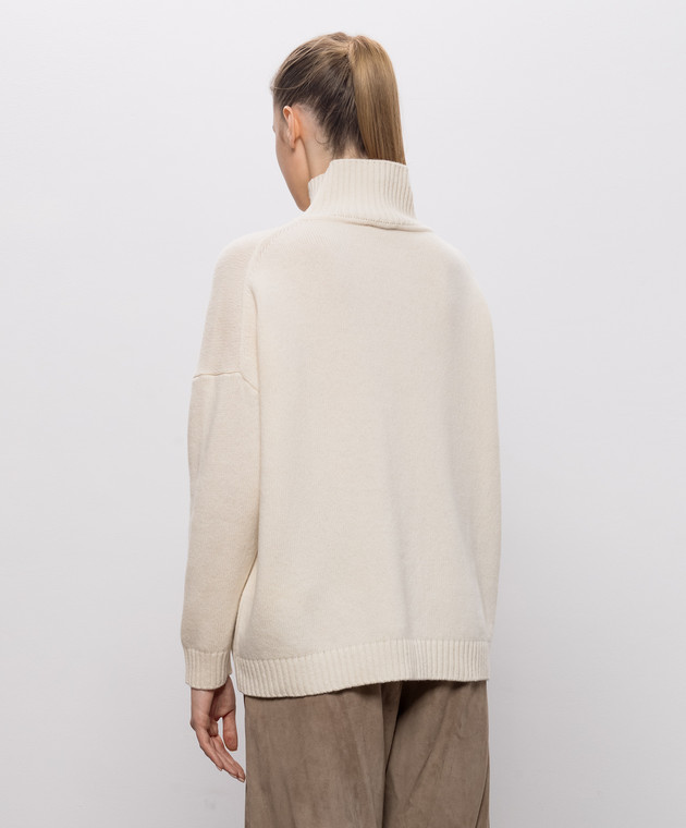 Max Mara Weekend Светр BORGIA кольору айворі з вовни WKDBORGIA зображення 4