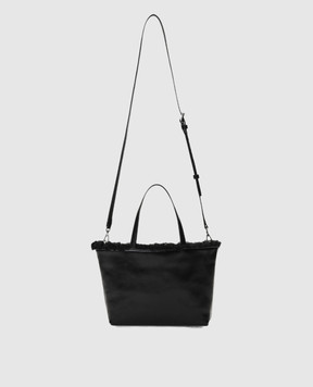 Alexander Wang Черная кожаная сумка-тоут на меху 20426T22L