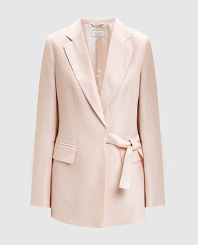 Peserico Рожевий жакет з льоном S0122901921