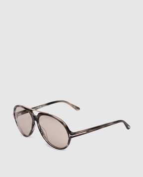 Tom Ford Сірі сонцезахисні окуляри Aalto з фотохромними лінзами FT1210