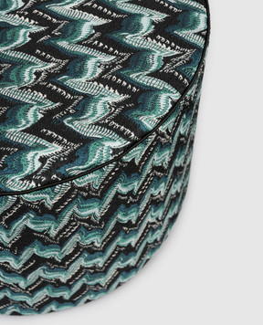 Missoni Home Черный пуф fluidity в узор 1E4LV00017