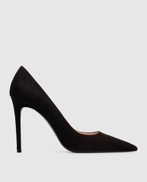 Stuart Weitzman Черные туфли замшевые POWER SJ954