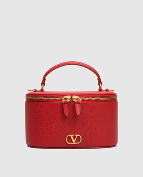 Valentino Красная кожаная сумка кросс-боди VLogo 8W2P0AX8SNP